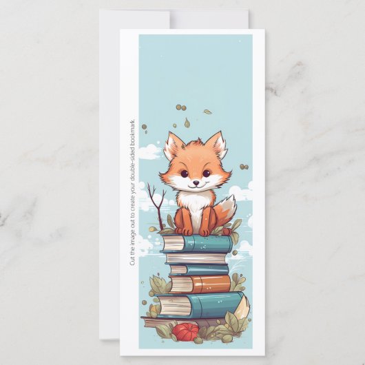 Create Your Own Wiley Red Fox Bookmark Card (正面)