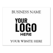 create your own XL Large Business Logo Custom ラバースタンプ (インプリント)
