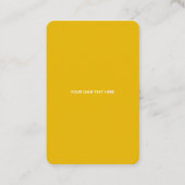Create Your Own Yellow Custom Design 名刺 (正面)