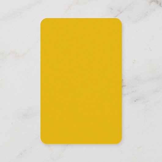Create Your Own Yellow Custom Design 名刺 (裏面)
