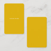 Create Your Own Yellow Custom Design 名刺 (正面/裏面)