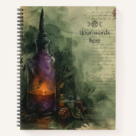 Create Your Own Yuletide Concoctions Apothecary ノートブック (正面)