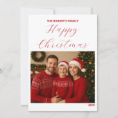 create your ownChristmas Family Card (正面)