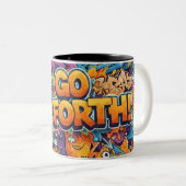 "Create Your Path" Graffiti Mug ツートーンマグカップ (正面右)
