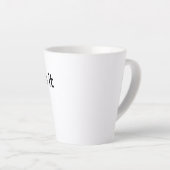 Create Your Promotional Mug Giveaway カフェラテマグ (右アングル)