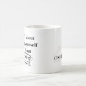 Create Yourself Inspirational Quote Coffee Mug コーヒーマグカップ (中央)