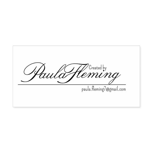 Created by Stamp with email セルフインキングスタンプ (デザイン)