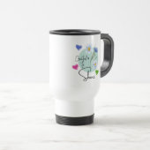 Created to Shine Christian Travel Mug - Matthew 5: トラベルマグ (正面右)