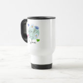 Created to Shine Christian Travel Mug - Matthew 5: トラベルマグ (正面左)