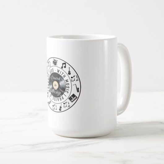 Created to Worship コーヒーマグカップ (正面右)