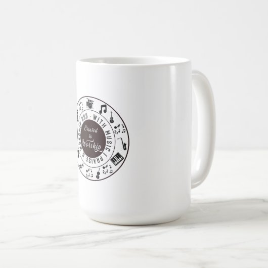 Created to Worship  コーヒーマグカップ (正面右)