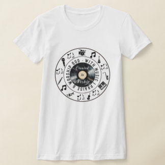 Created to Worship Record Player Tシャツ