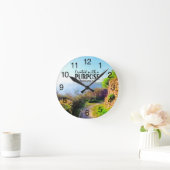Created with a Purpose Ephesians Wall Clock ラウンド壁時計 (ホーム)
