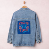 "Created With Purpose" 目的ある糸 デニムジャケット (ハンガー)