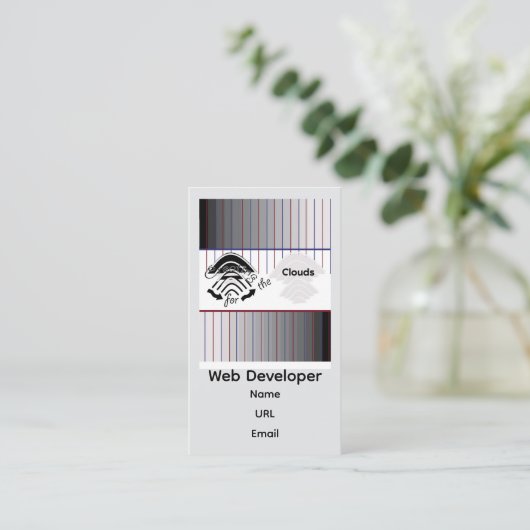 Creating Business Card 名刺 (スタンド正面)