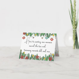 Creating Memories Around the Tree シーズンカード