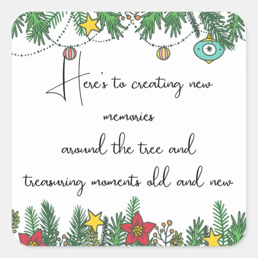 Creating Memories Around the Tree スクエアシール (正面)