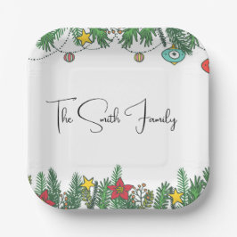 Creating Memories Around the Tree ペーパープレート