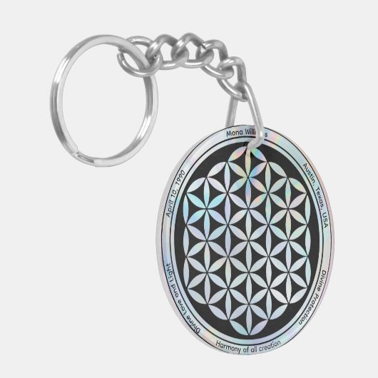 Creation Harmony Symbol Magnet キーホルダー (正面左)