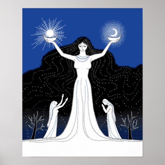 Creation of Sun and Moon poster ポスター (正面)