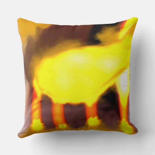 Creation of the dragon cat クッション (裏面)