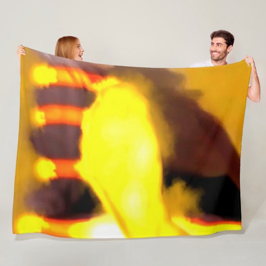 Creation of the dragon cat フリースブランケット (インサイチュ)