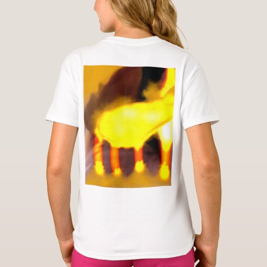 Creation of the dragon cat tシャツ (裏面)