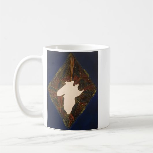 creation originale tableau sur tasse コーヒーマグカップ (左)