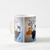 creation originale tableau sur tasse  コーヒーマグカップ (正面左)