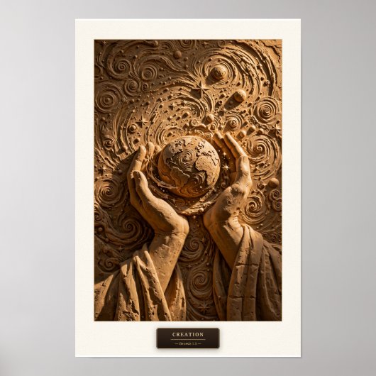 Creation — Sculpted Scripture ポスター (正面)