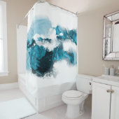 Creative abstract hand painted background, wallpap シャワーカーテン (インサイチュ)