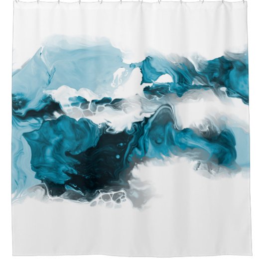 Creative abstract hand painted background, wallpap シャワーカーテン (正面)