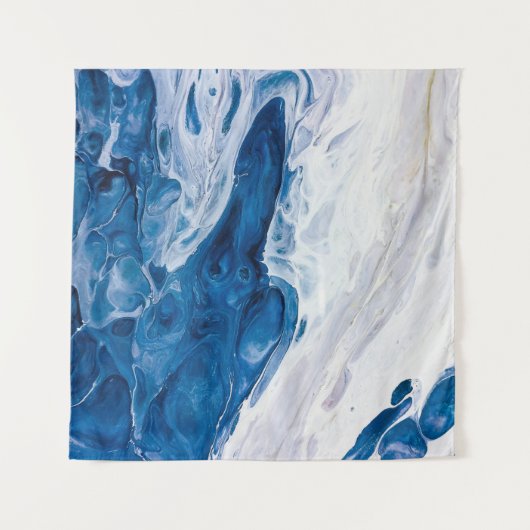 Creative abstract hand painted background, wallpap タペストリー (正面)
