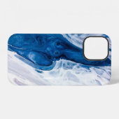 Creative abstract hand painted background, wallpap iPhoneケース (裏面横)