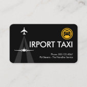 Creative Airport Letter-A Runway 名刺 (正面)