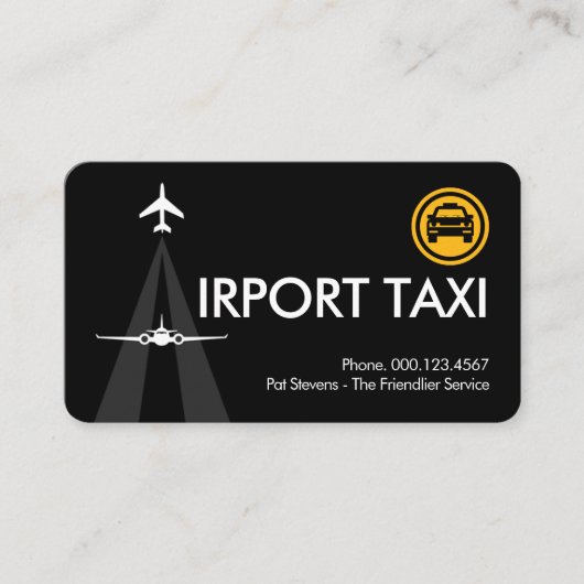 Creative Airport Letter-A Runway 名刺 (正面)