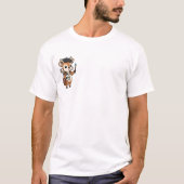 Creative Artist Deer with Beret, Paintbrush Tシャツ (正面)