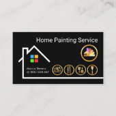 Creative Building Frame Painter Handyman 名刺 (正面)