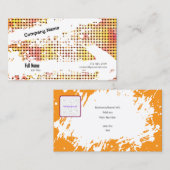 Creative Business Card with QR - Retro Vibes (A) 名刺 (正面/裏面)