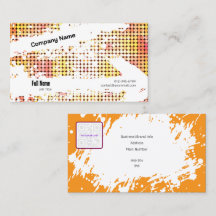 Creative Business Card with QR - Retro Vibes (A)
