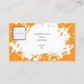 Creative Business Card with QR - Retro Vibes (A) 名刺 (裏面)