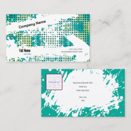 Creative Business Card with QR - Retro Vibes (B) 名刺