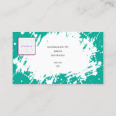 Creative Business Card with QR - Retro Vibes (B) 名刺 (裏面)