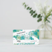 Creative Business Card with QR - Retro Vibes (B) 名刺 (スタンド正面)