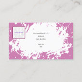 Creative Business Card with QR - Retro Vibes (C) 名刺 (裏面)