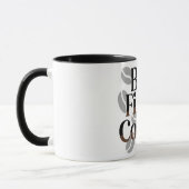 Creative "But First, Coffee" Typography Mug マグカップ (左)