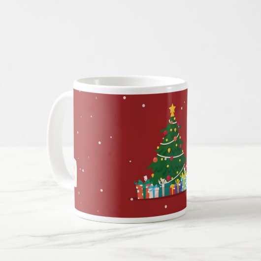 Creative Christmas Tree Mug コーヒーマグカップ (正面左)