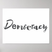 Creative, cool, modern, playful design Democracy ポスター (正面)