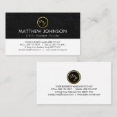 Creative Create Your Name Monogram 名刺 (正面/裏面)