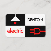 Creative Darkness Light Electric Squares 名刺 (正面)